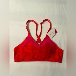 NWT Moving Comfort Women's Brooks Sports Bra Medium Impact Racerback Run Sz L